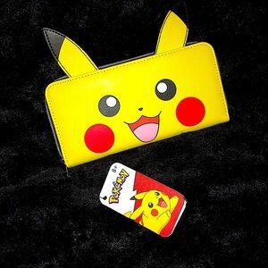 Loungefly POKÉMON Yellow and Black Cartoon Character Wallet PIKACHU